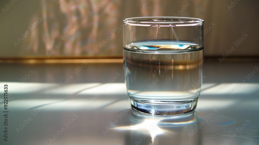 Glass of Water in Sunlight Glass of Water in Sunlight
