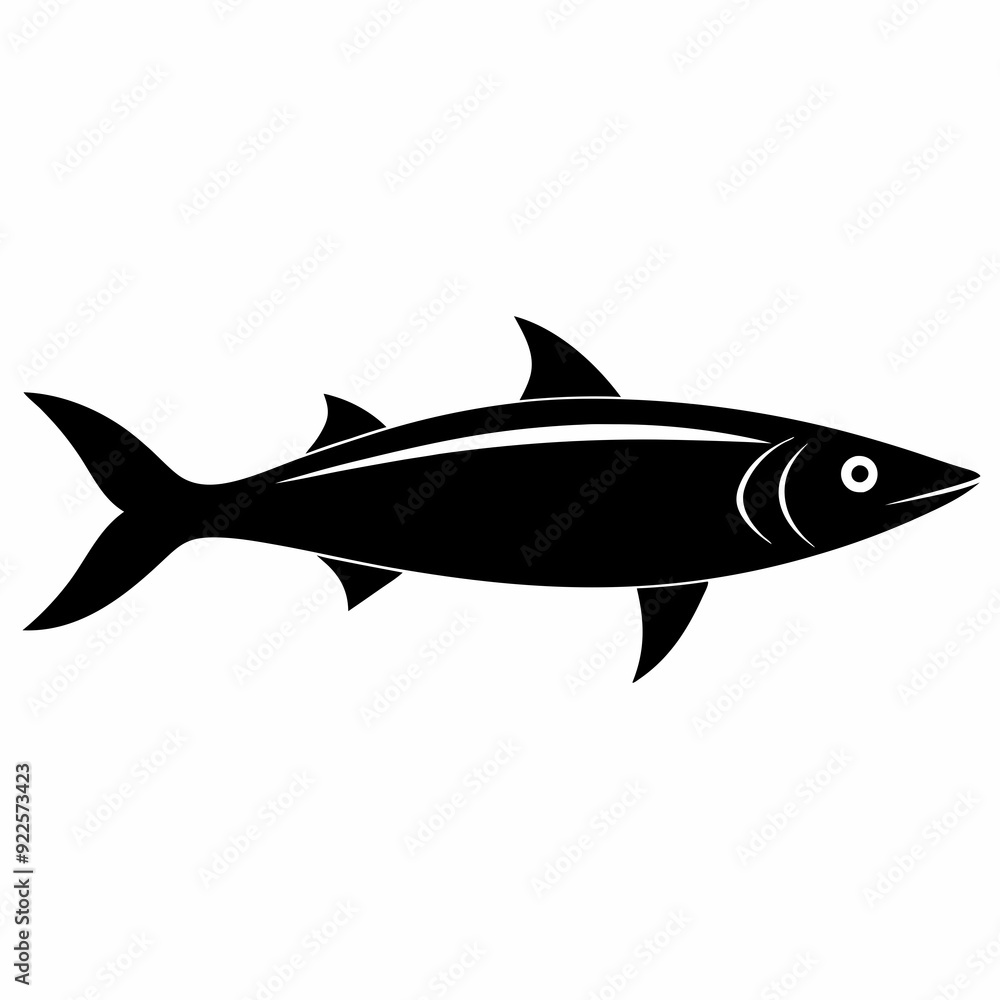 Sardine Black silhouette Sardine Black silhouette
