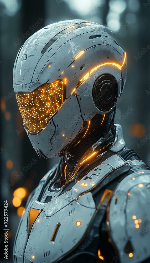 Fototapeta premium Futuristic robot