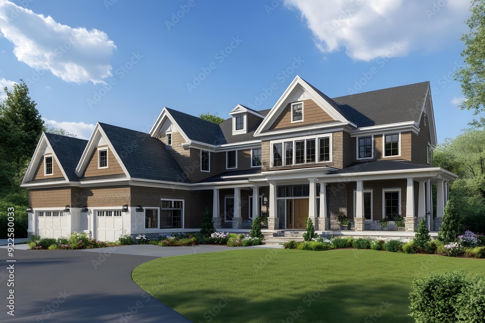 Modern Farmhouse Style Home With Garage And Front Porch Modern Farmhouse Style Home With Garage And Front Porch