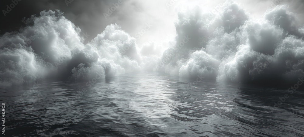 Fototapeta premium Abstract Misty Grey background