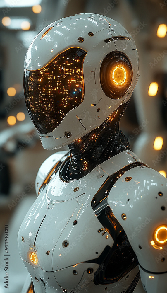 Fototapeta premium Futuristic robot
