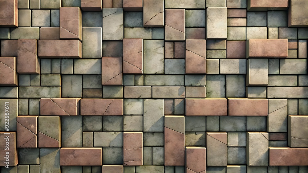 Textured Surface Modern Stone Pattern Tiles Design