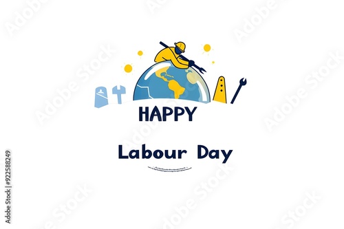 International Labour Day Group of People in different Construction workers, Labor day, World Labor Vector Templates, Social Media Post