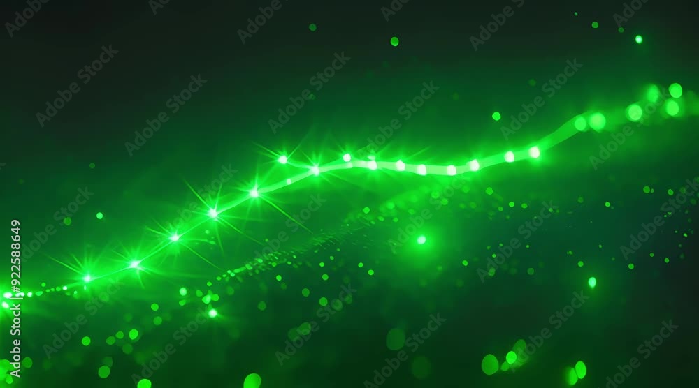 dark background with green light effect, 4k video, generated ai dark background with green light effect, 4k video, generated ai
