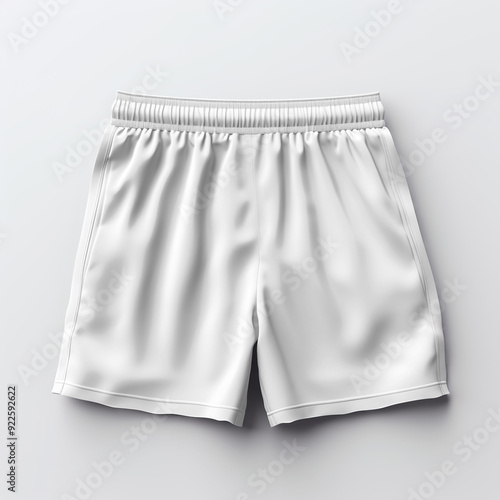  Transparent unisex sports shorts mockup