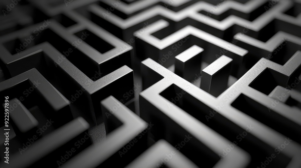 Abstract maze with crisscrossing lines and intersections, resembling a subway route. Abstract maze with crisscrossing lines and intersections, resembling a subway route.