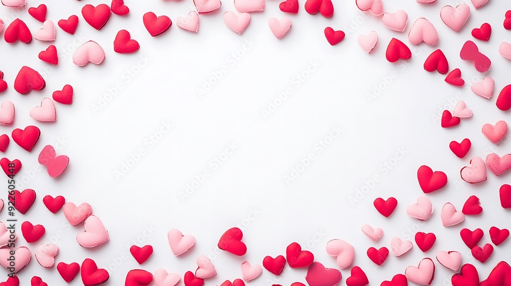 Delicate pink rose petals frame romantic heart design for Valentine's card Delicate pink rose petals frame romantic heart design for Valentine's card