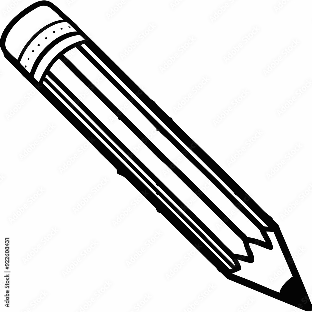 Black and white pencil drawing Black and white pencil drawing