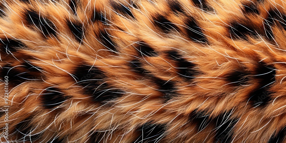 A leopard's fur, showcasing the intricate patterns and texture A leopard's fur, showcasing the intricate patterns and texture