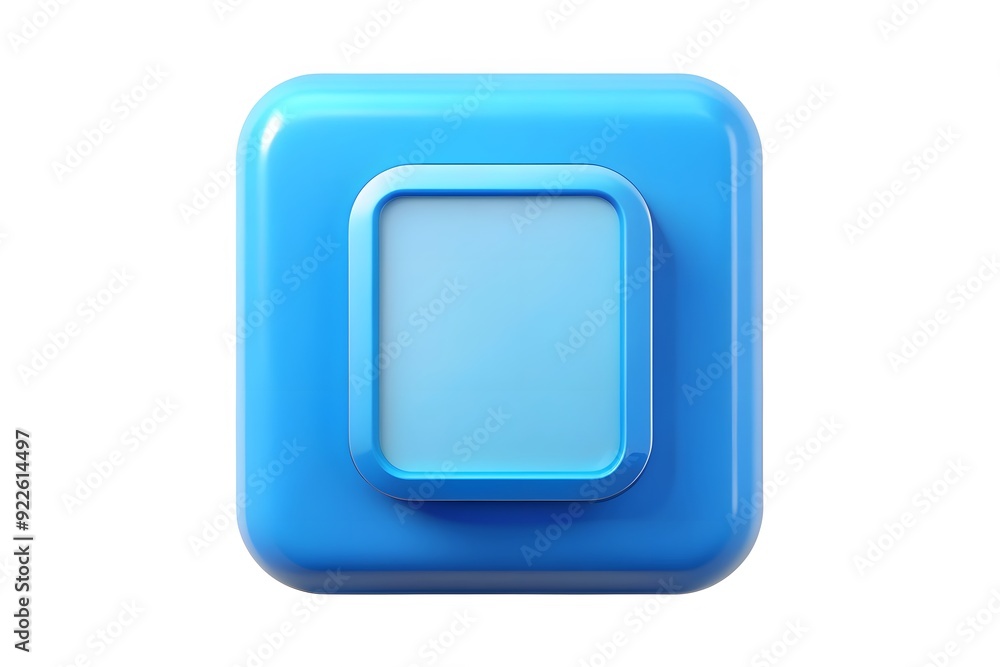 blank square button isolated on white background
blank square button isolated on white background