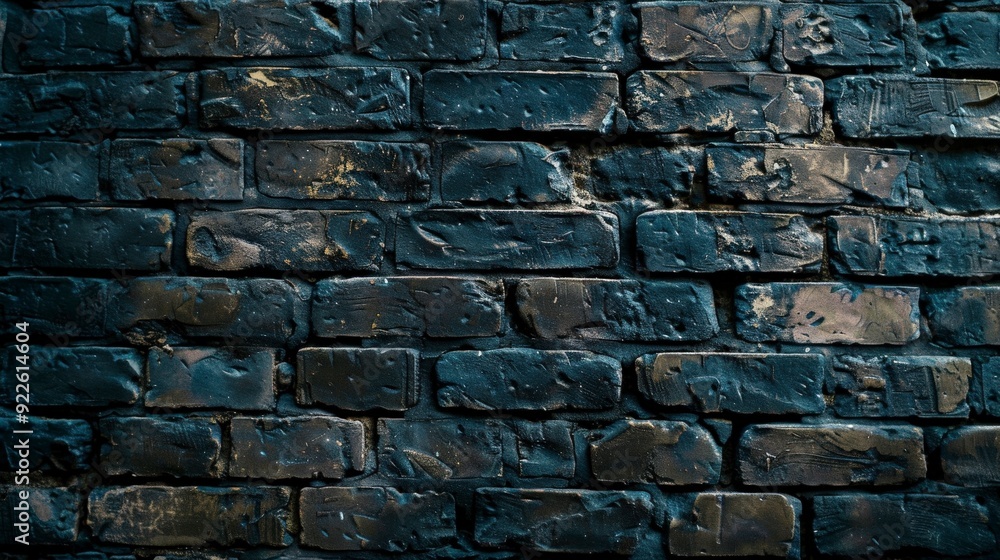A textured black brick wall with uneven surfaces and subtle color variations. A textured black brick wall with uneven surfaces and subtle color variations.