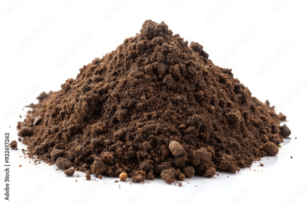 A pile of dark brown soil, representing growth, nourishment, and the foundation of life. It symbolizes nature, agriculture, and the potential for new beginnings. A pile of dark brown soil, representing growth, nourishment, and the foundation of life. It symbolizes nature, agriculture, and the potential for new beginnings.