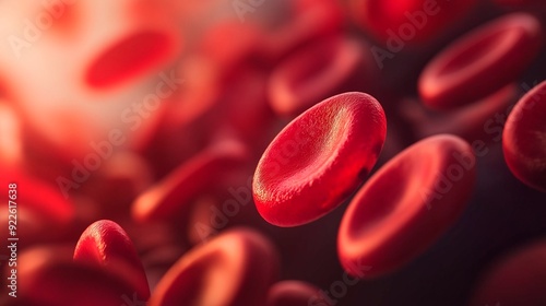Obraz na płótnie blood cell erythrocyte w salonie