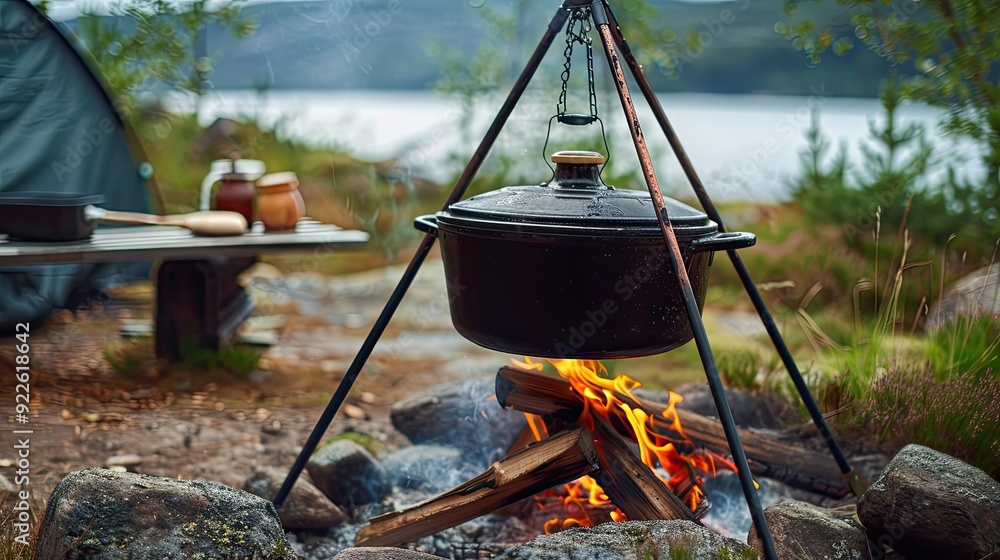 Dutch Oven Cooking Over Open Flame Dutch Oven Cooking Over Open Flame