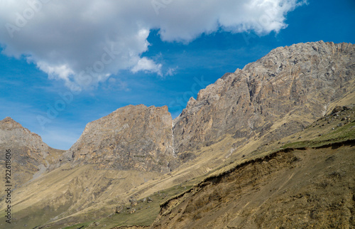 landscape in the Caucasus Mountains