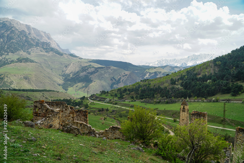 custom made wallpaper toronto digitalruins of fortresses in the mountains