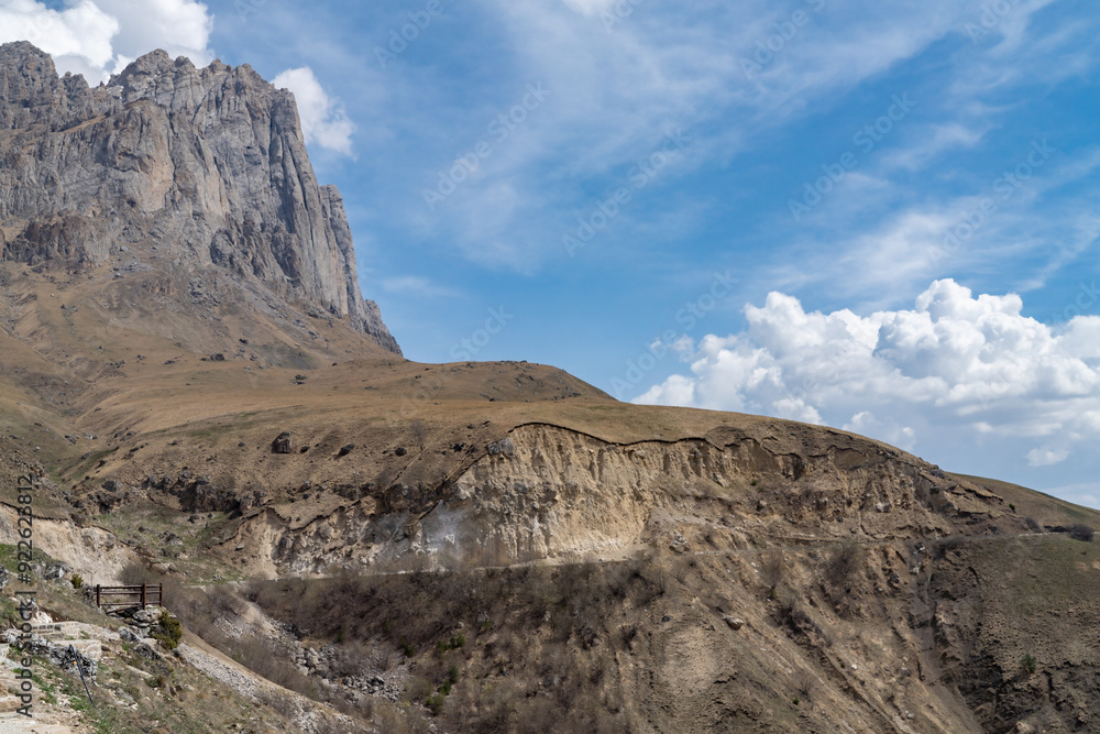 landscape in the Caucasus Mountains landscape in the Caucasus Mountains