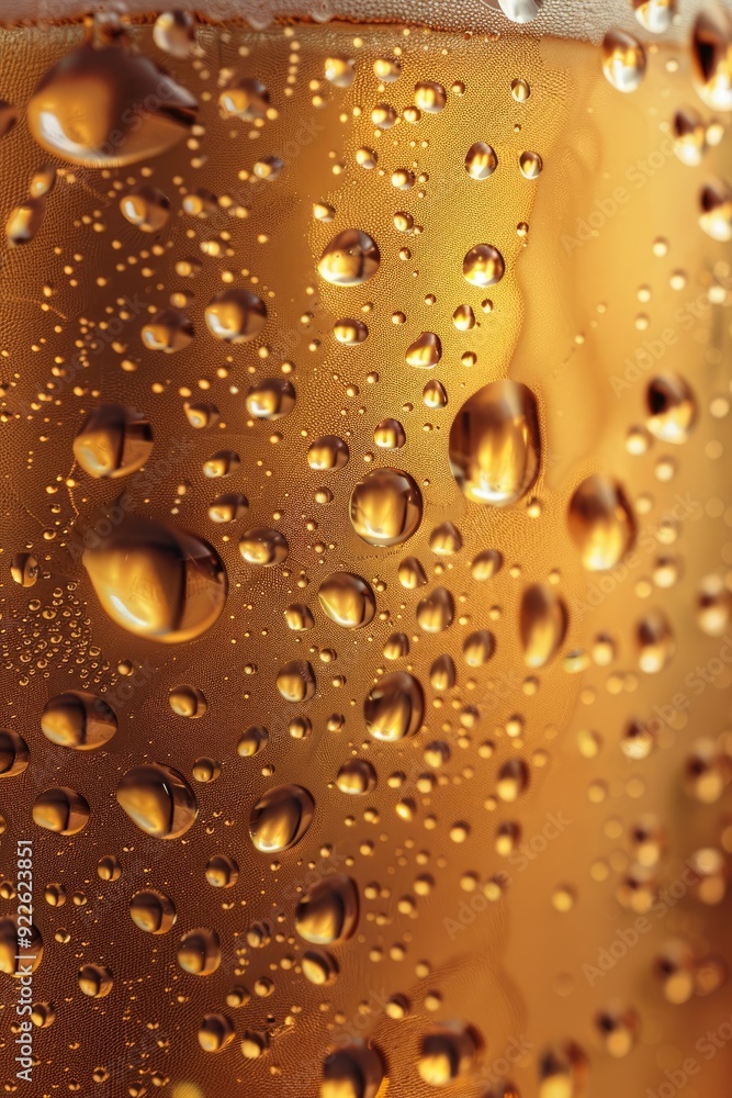 Close-up of beer bubbles and froth texture Close-up of beer bubbles and froth texture