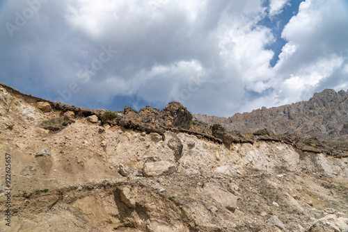 landscape in the Caucasus Mountains