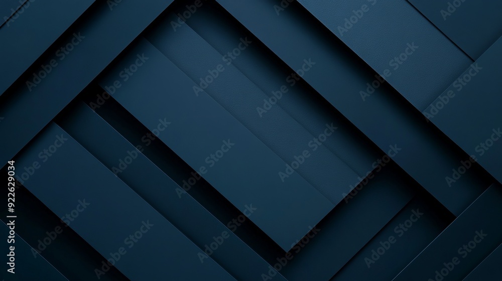 Abstract dark blue geometric pattern with layered rectangles and squares Abstract dark blue geometric pattern with layered rectangles and squares