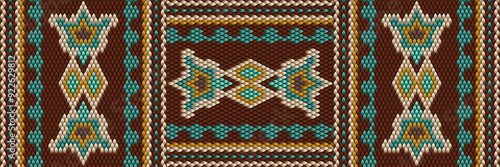   Pattern, ornament,  tracery, mosaic ethnic, folk, national, geometric  for fabric, interior, ceramic, furniture in the Latin American style.