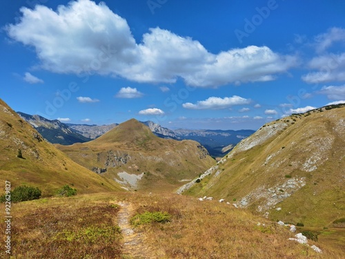 landscape with sky and clouds photo