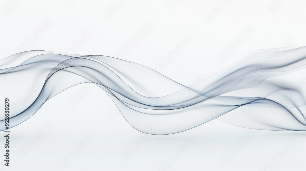A long, blue and white wave of smoke A long, blue and white wave of smoke