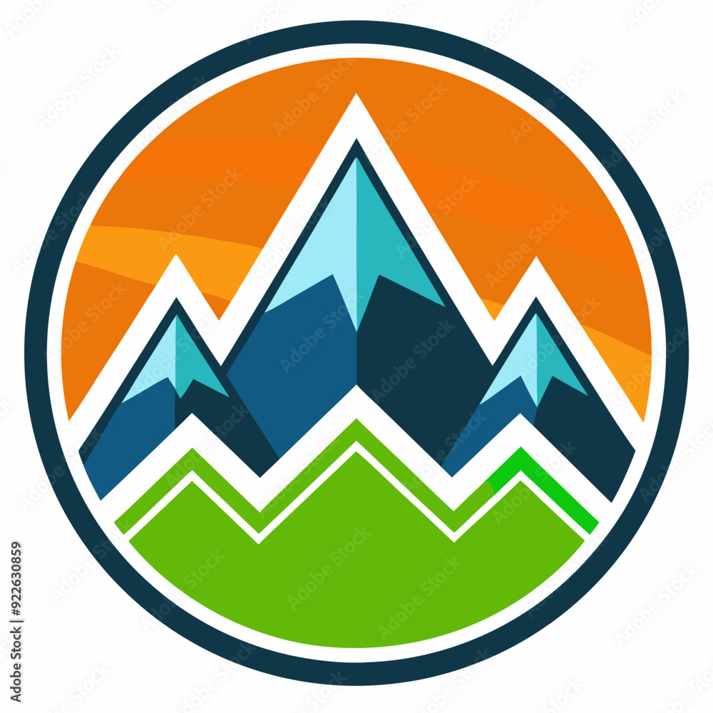 Mountain-logo art vector illustration Mountain-logo art vector illustration