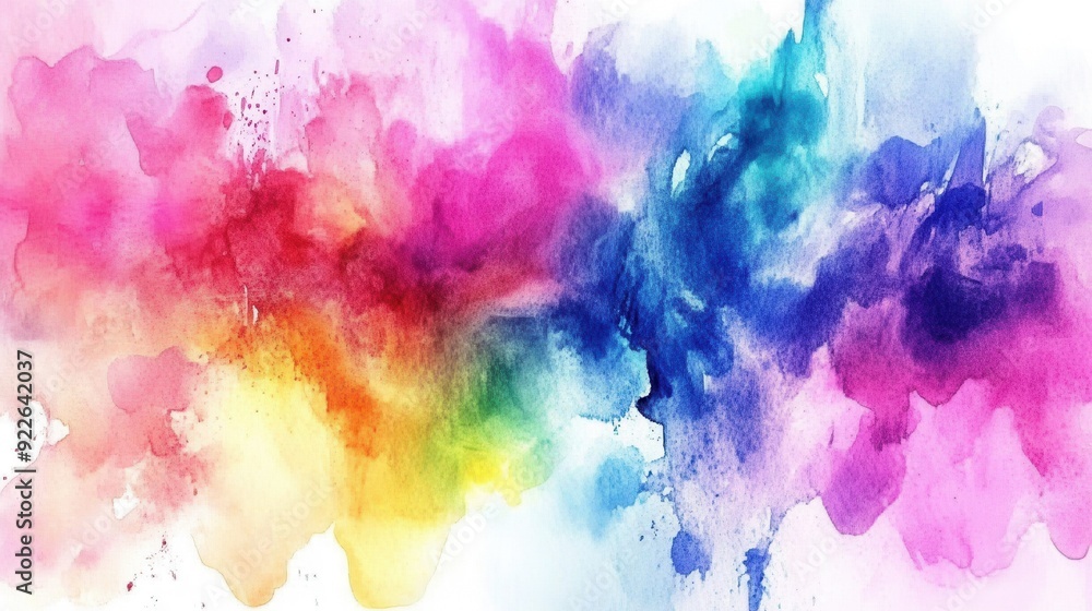 Fototapeta premium Colorful Abstract Watercolor