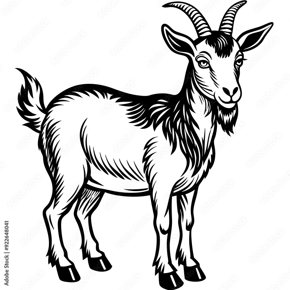 Goat art vector illustration Goat art vector illustration