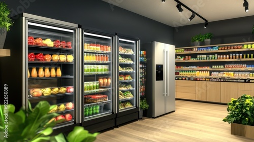Modern Grocery Store Interior