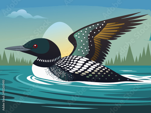 Plongeon huard 