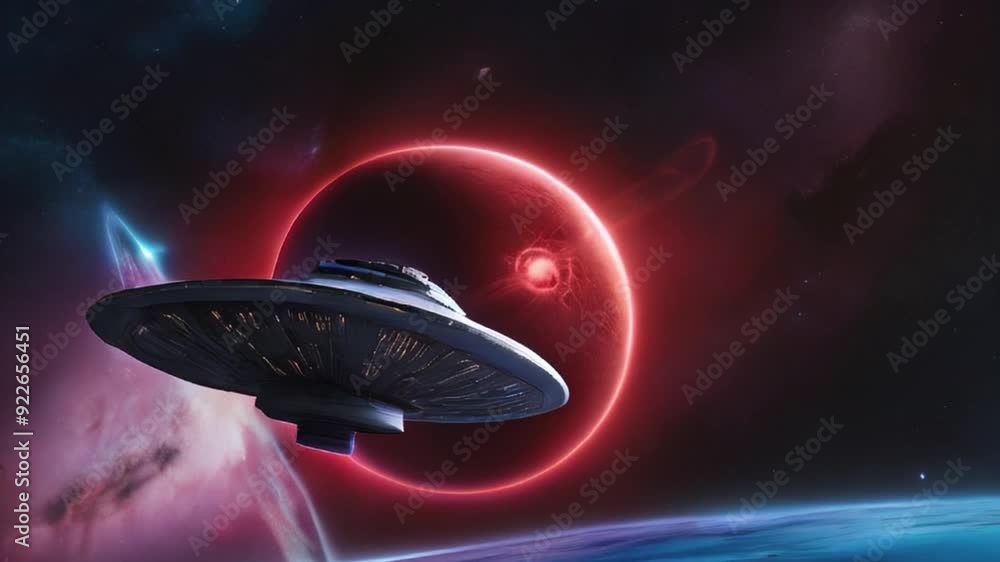 spaceship and planet spaceship and planet