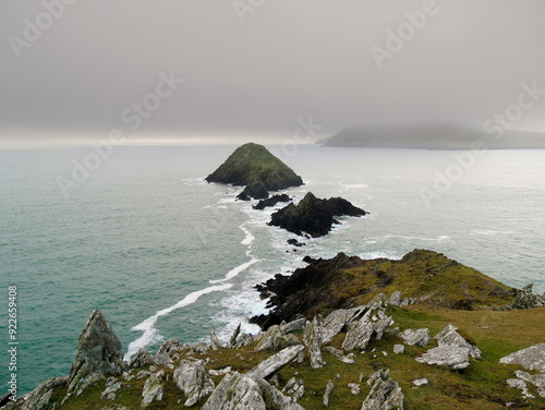 Dunmore Head an der Küste und Klippen von Irland