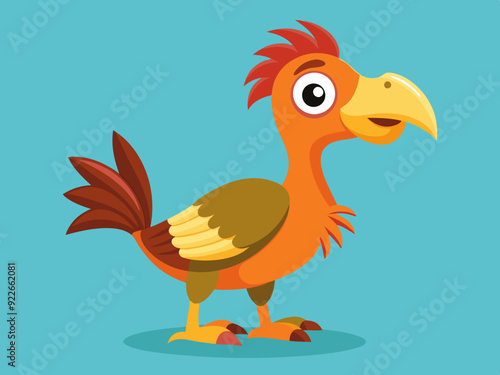 Dessin d’oiseau dodo de dessin animé