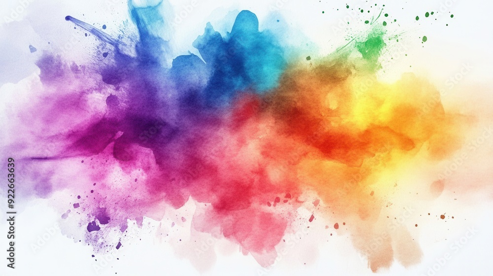 Fototapeta premium Vibrant Color Splash