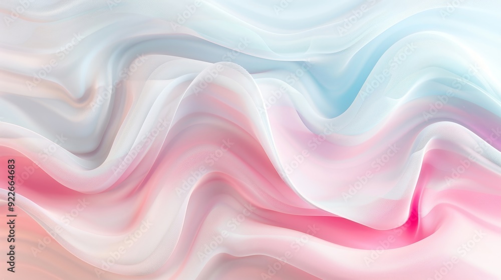 A colorful wave with a pink and blue stripe A colorful wave with a pink and blue stripe