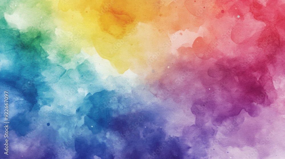 Vibrant abstract watercolor painting with a blend of multiple colors creating a dreamy and artistic atmosphere. Vibrant abstract watercolor painting with a blend of multiple colors creating a dreamy and artistic atmosphere.