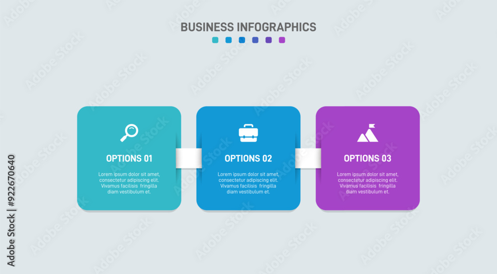 Horizontal progress bar featuring 3 arrow-shaped elements, symbolizing three six stages of business strategy and progression. Clean timeline infographic design template. Vector for presentation Horizontal progress bar featuring 3 arrow-shaped elements, symbolizing three six stages of business strategy and progression. Clean timeline infographic design template. Vector for presentation
