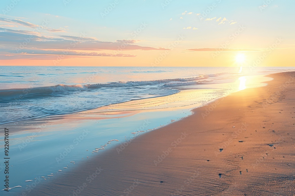 Obraz premium sunset on the beach