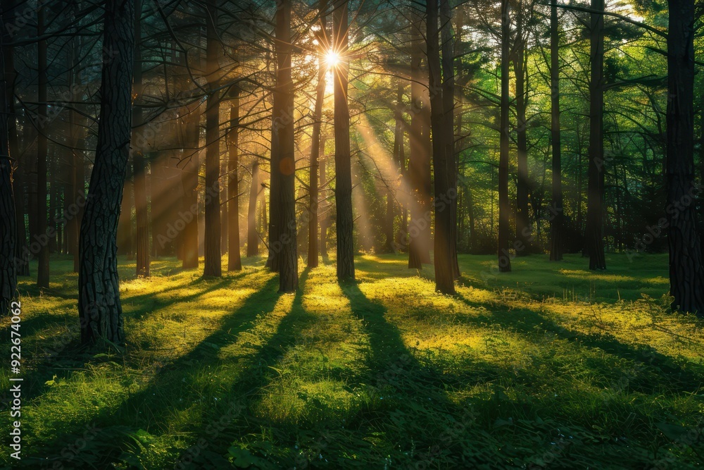 Fototapeta premium morning in the forest