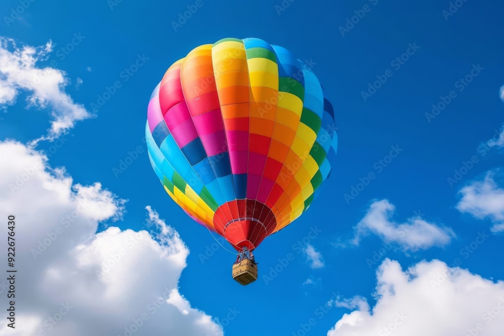 An image capturing colorful hot air balloons ascending into the sky, creating a whimsical and uplifting sight during a festival or adventur An image capturing colorful hot air balloons ascending into the sky, creating a whimsical and uplifting sight during a festival or adventur