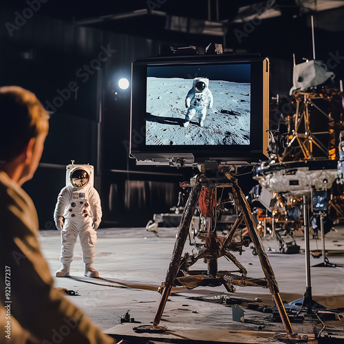 Fake moon landing