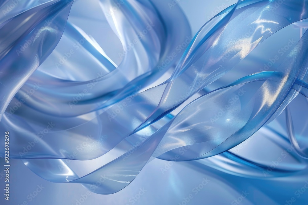 Naklejka premium An abstract design of a stream of ice flowing downwards.