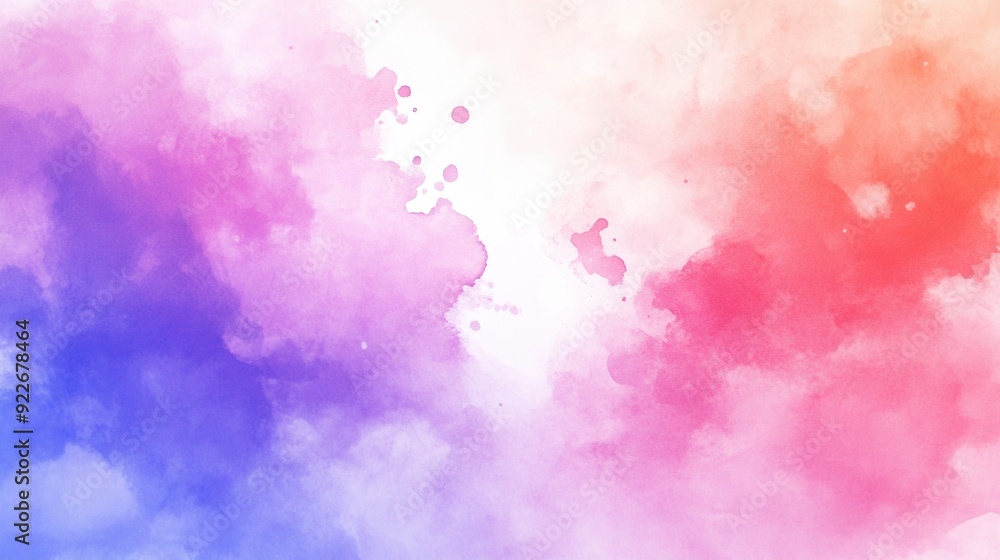 A vibrant, dreamy watercolor splash featuring a blend of pink, purple, blue, and orange hues. A vibrant, dreamy watercolor splash featuring a blend of pink, purple, blue, and orange hues.