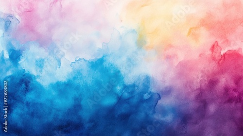 Colorful Abstract Watercolor