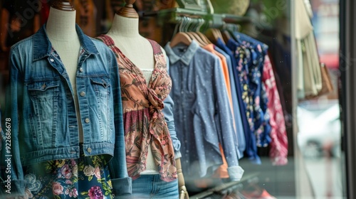 Wallpaper Mural Mannequin Dressed in Casual Autumn Outfit at a Fashion Store Torontodigital.ca