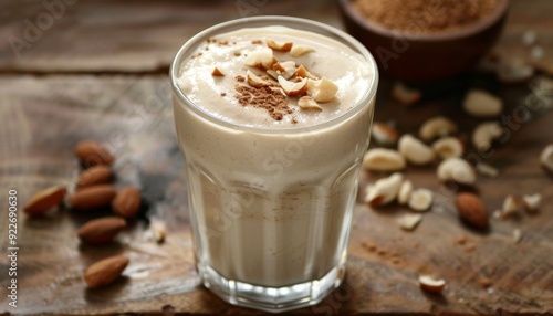 Creamy Iced Coffee with Whipped Cream and Chocolate Sprinkles. Tahini Milkshake