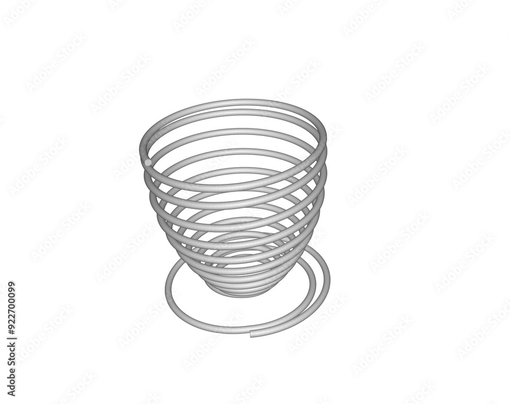 3d illustration of egg holder 3d illustration of egg holder